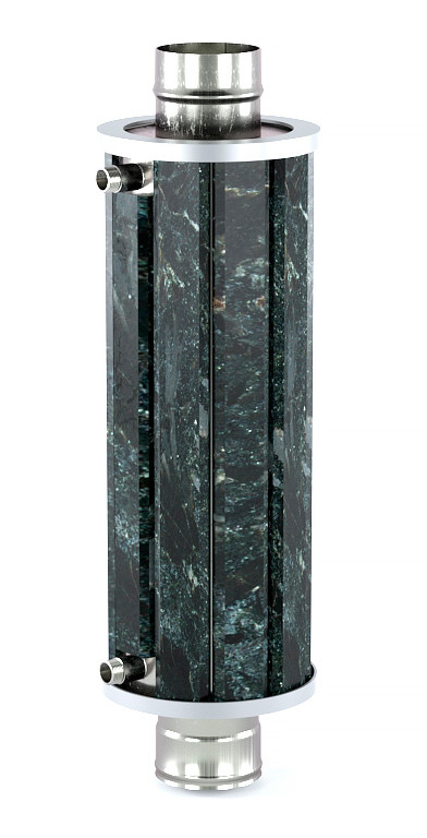 Экономайзер-Теплообменник в камне пироксенит, Д-120/900 (10,5л.)