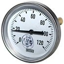 Термометр биметаллический осевой Дк100 120С L=100мм G1/2" A50.10 Wika 3901912