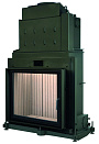 Закрытая топка с прямым стеклом Fireplace boilers 62/76 DT, single glazing, without insulation Door!