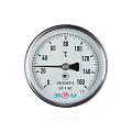 Термометр биметаллический осевой Дк80 160С L=100мм БТ-1-80 ЭКОМЕРА БТ-1-80-160С-L100