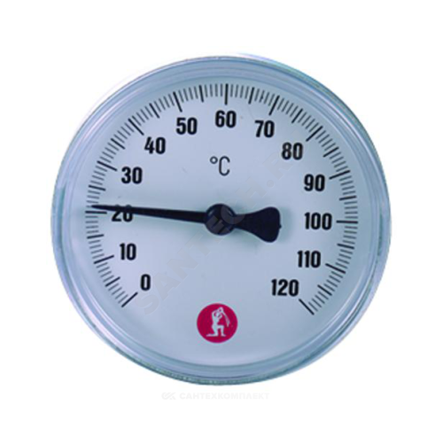 Термометр биметаллический осевой Дк63 120С G1/2" R540 Giacomini R540Y003