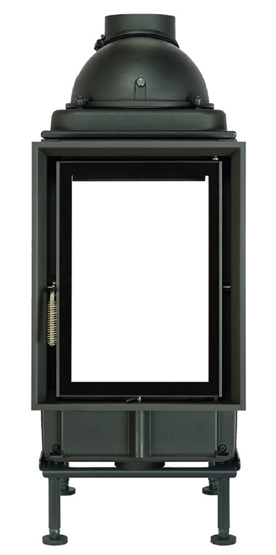 Двухсторонняя топка HKD 2.2 XL Tunnel 2 side-opening doors flat glass Door frame, black