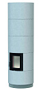 Печь Brunner KSO 25r, with thermal concrete cladding Door frame, black, 300 mm