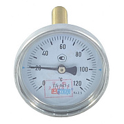 Термометр биметаллический осевой Дк63 120С L=40мм G1/2" ТБ63 Метер